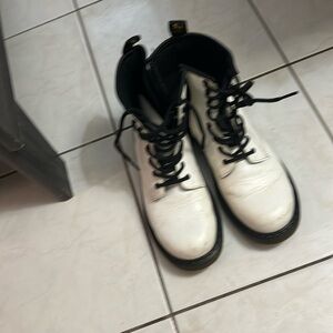 White Doc Martins